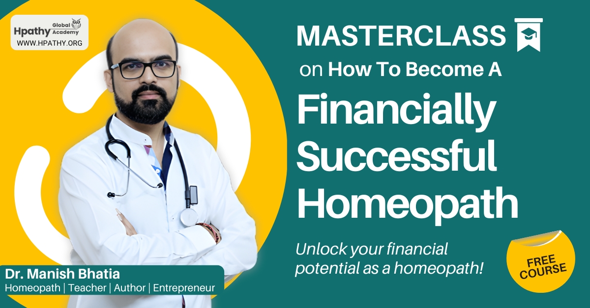How to become a financially successful homeopath
