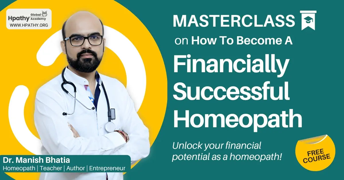 How to become a financially successful homeopath