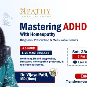 ADHD Treat with Homeopathy Course